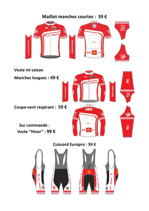 Tenues UCA septembre 2025 2